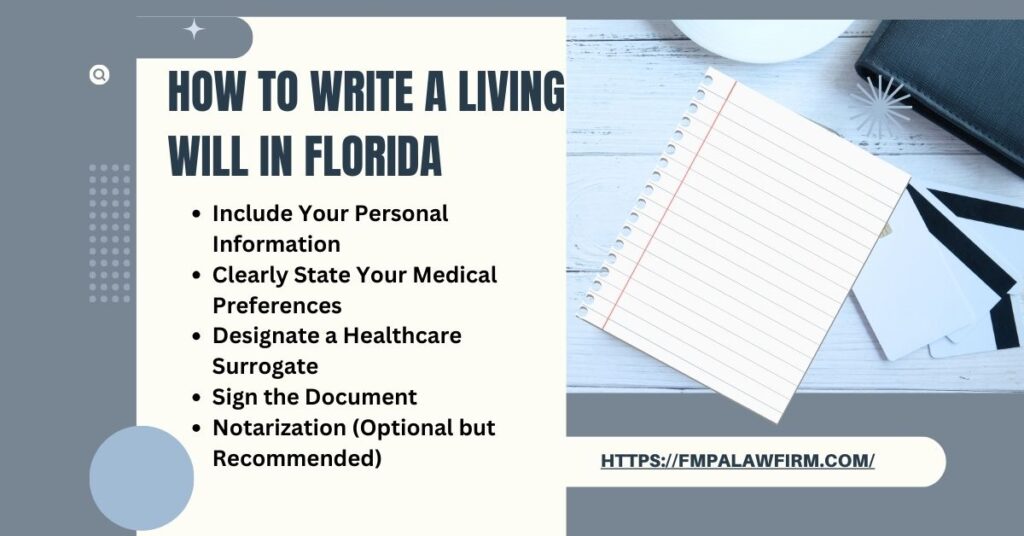 How to Write a Living Will in Florida